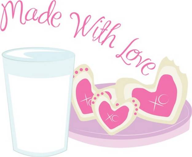 Picture of Made with Love SVG File