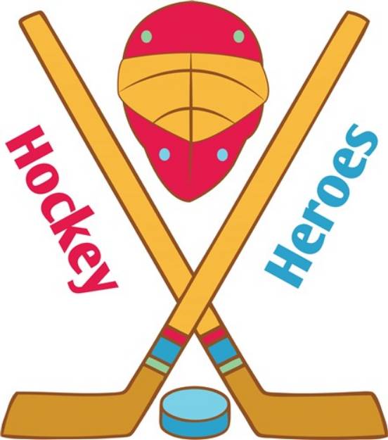 Picture of Hockey Heroes SVG File