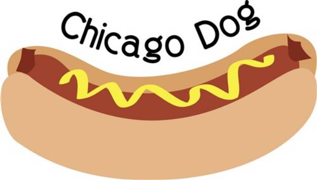 Picture of Chicago Dog SVG File