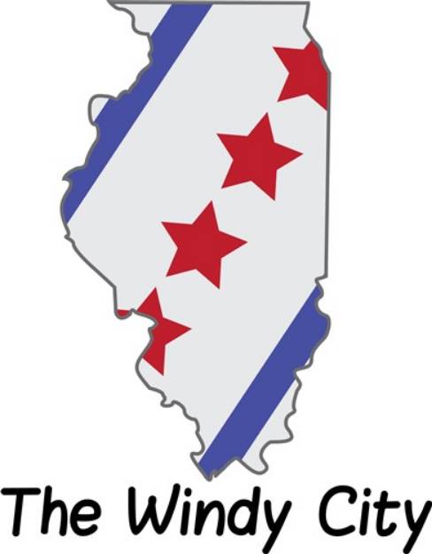 Picture of The Windy City SVG File