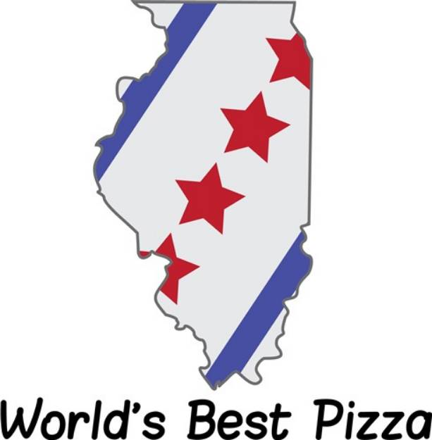 Picture of Worlds Best Pizza SVG File