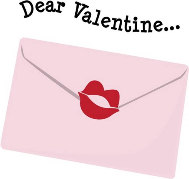 Picture of Dear Valentine SVG File