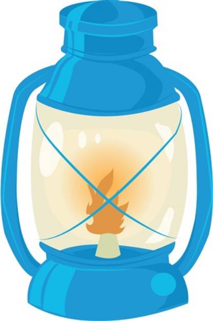 Picture of Camp Lantern SVG File