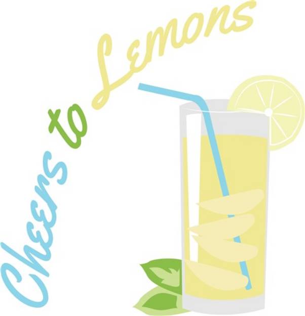 Picture of Cheers to Lemons SVG File