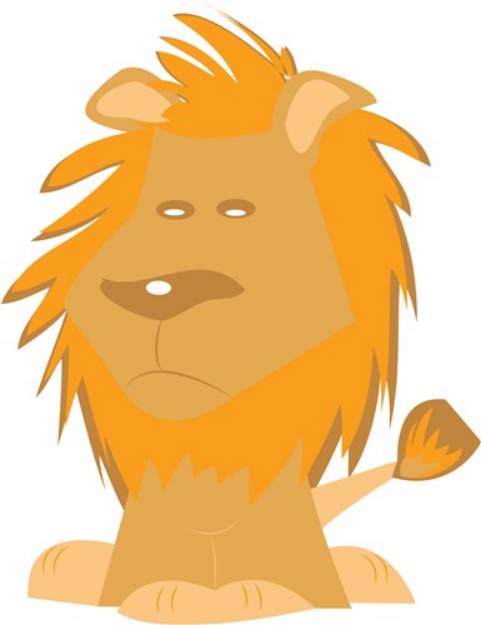 Picture of Big Lion SVG File