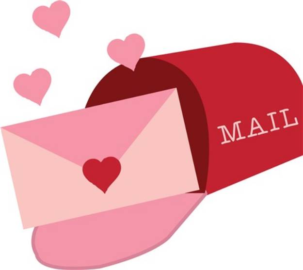 Picture of Valentines Mail Box SVG File