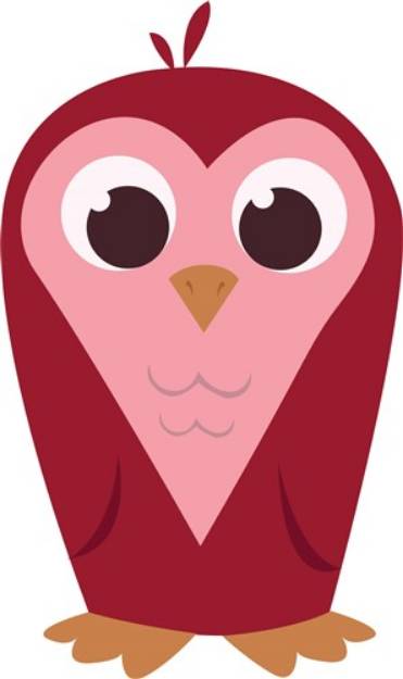 Picture of Heart Owl SVG File