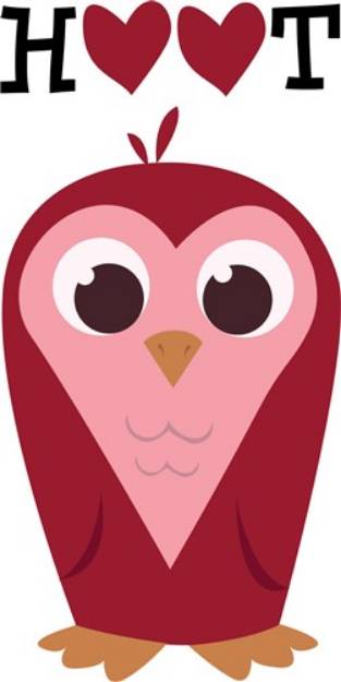 Picture of Hoot Hearts SVG File