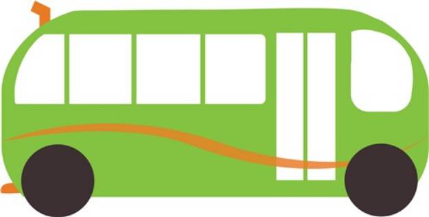 Picture of Green Bus SVG File