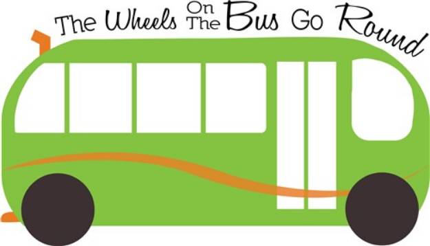 Picture of Wheels On Bus SVG File