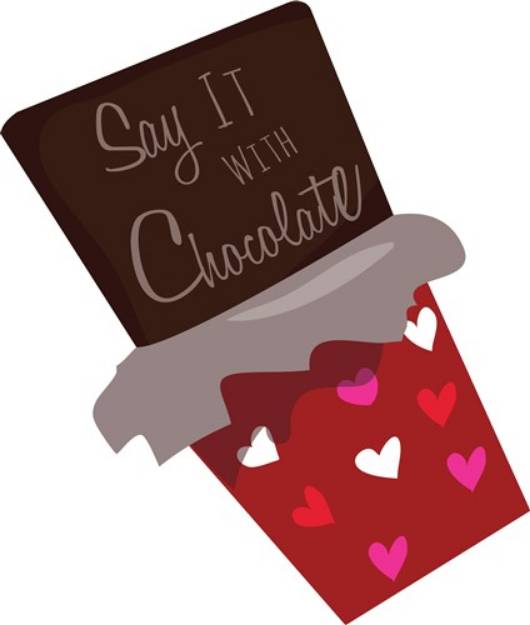 Picture of With Chocolate SVG File