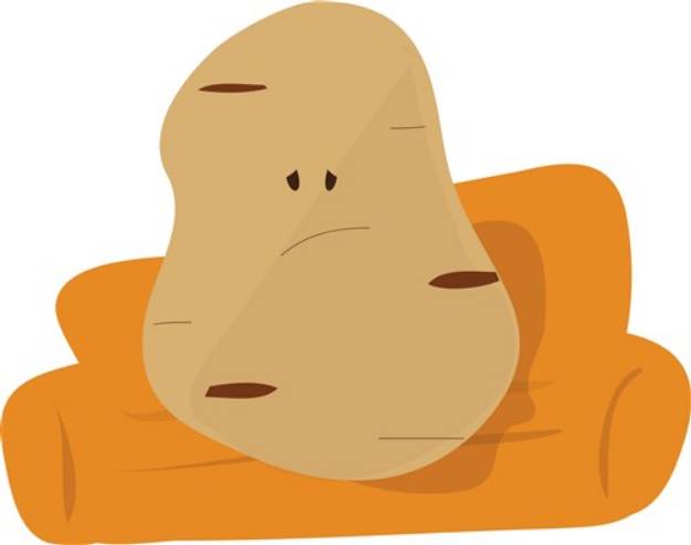Picture of Couch Potato SVG File