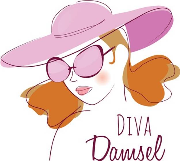 Picture of Diva Damsel SVG File