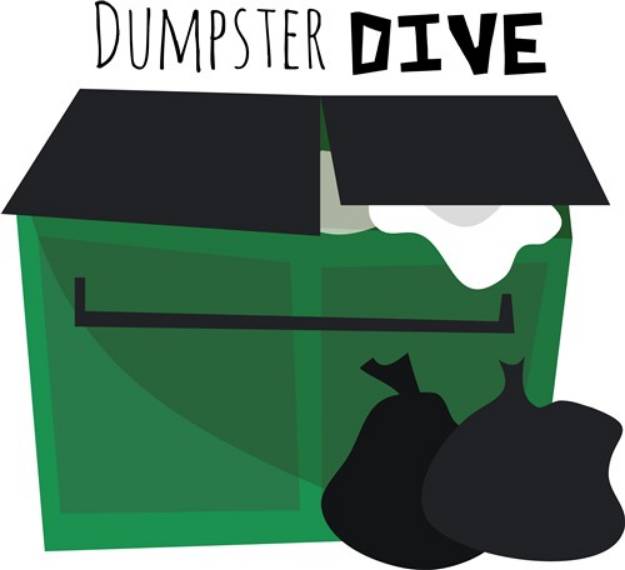Picture of Dumpster Dive SVG File