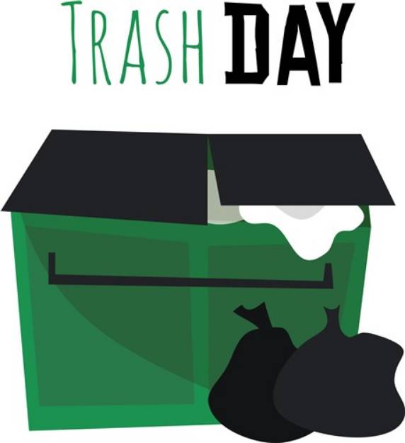 Picture of Trash Day SVG File