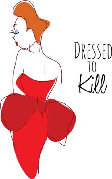 Picture of Dressed To Kill SVG File