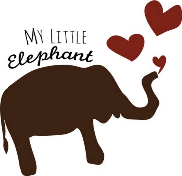 Picture of My Elephant SVG File