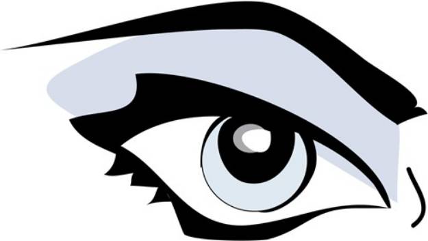 Picture of Womans Eye SVG File