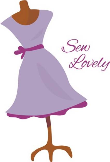 Picture of Sew Lovely SVG File