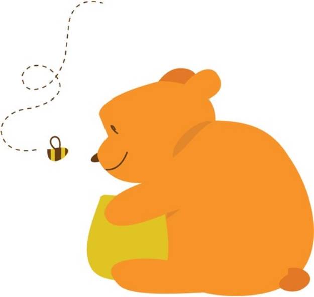 Picture of Bee & Bear SVG File