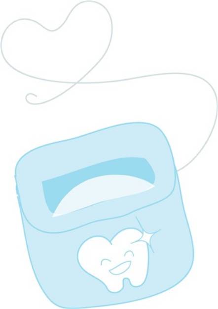 Picture of Dental Floss SVG File