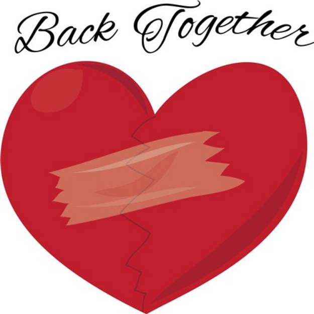 Picture of Back Together SVG File