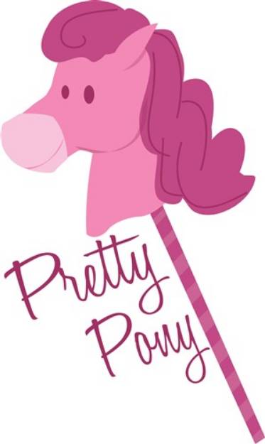 Picture of Pretty Pony SVG File