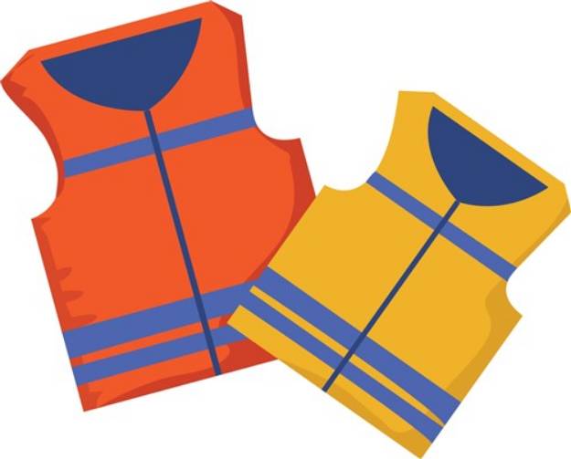 Picture of Life Jackets SVG File