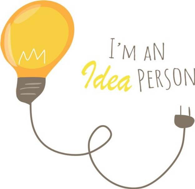 Picture of Idea Person SVG File