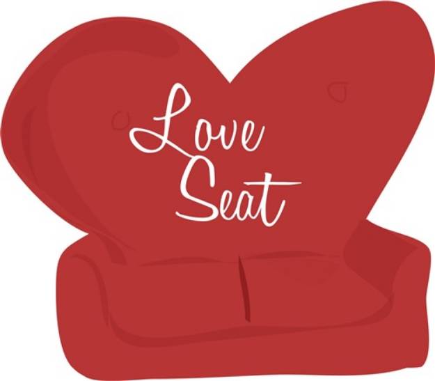 Picture of Love Seat SVG File