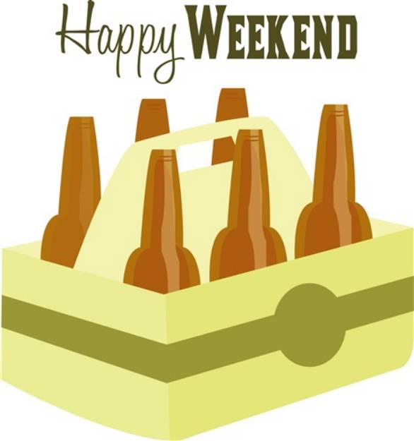Picture of Happy Weekend SVG File