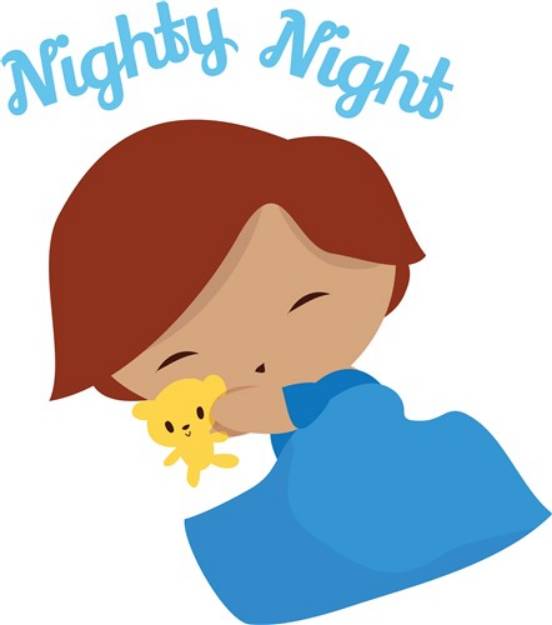 Picture of Nighty Night SVG File
