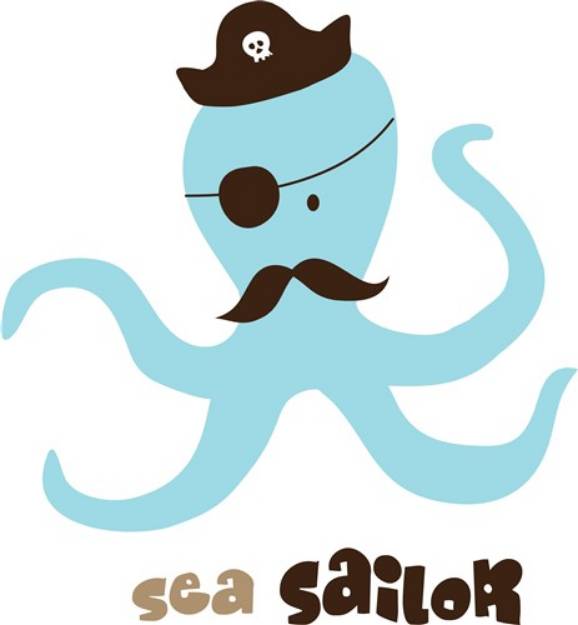 Picture of Sea Sailor SVG File