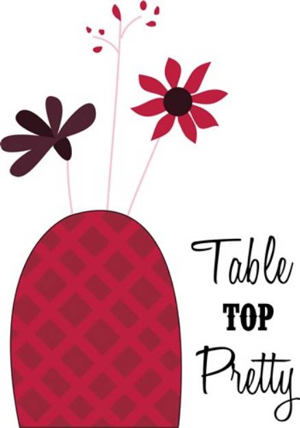 Picture of Table Top Pretty SVG File