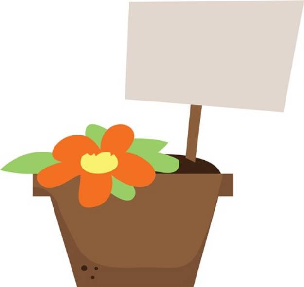 Picture of Flower Planter SVG File