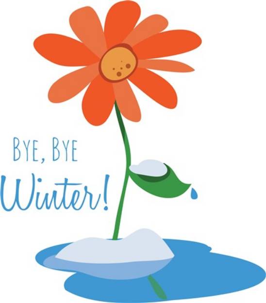 Picture of Bye Winter SVG File