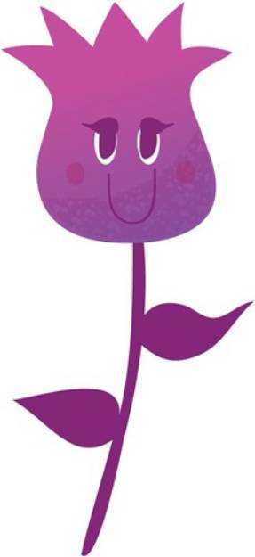 Picture of Happy Flower SVG File