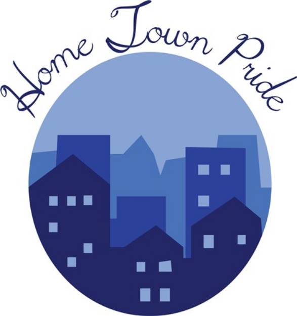Picture of Home Town Pride SVG File