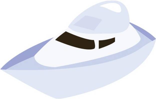Picture of Speedboat SVG File