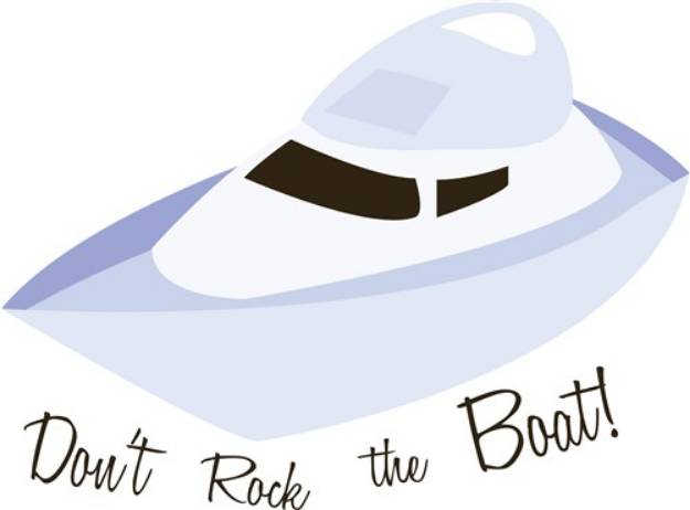 Picture of Dont Rock Boat SVG File