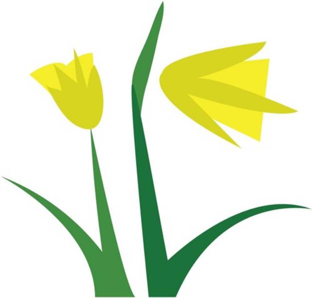 Picture of Yellow Flowers SVG File