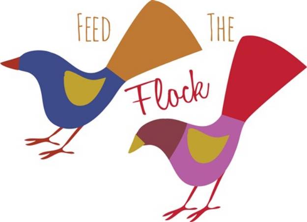 Picture of Feed The Flock SVG File