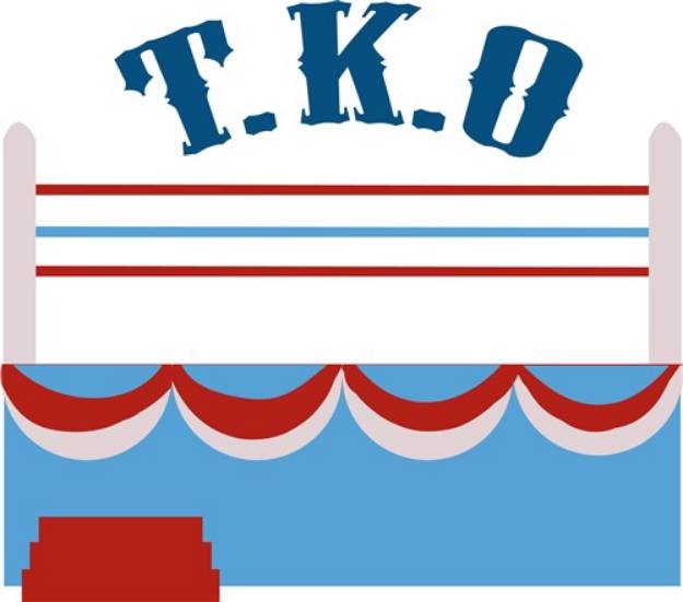 Picture of T K O SVG File