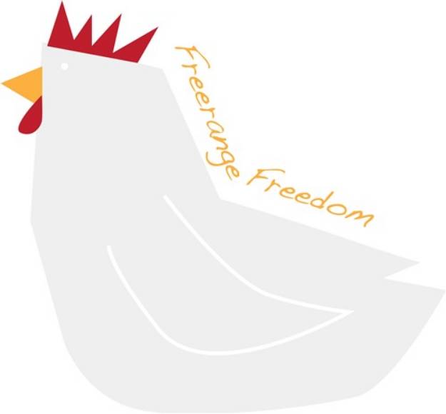 Picture of Freerange Freedom SVG File