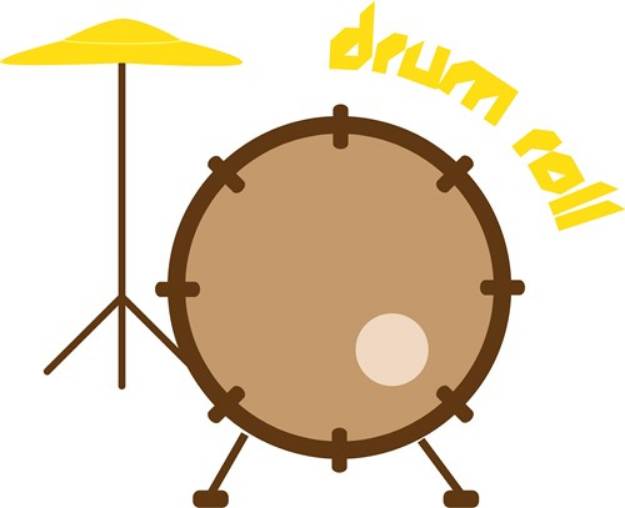 Picture of Drum Roll SVG File