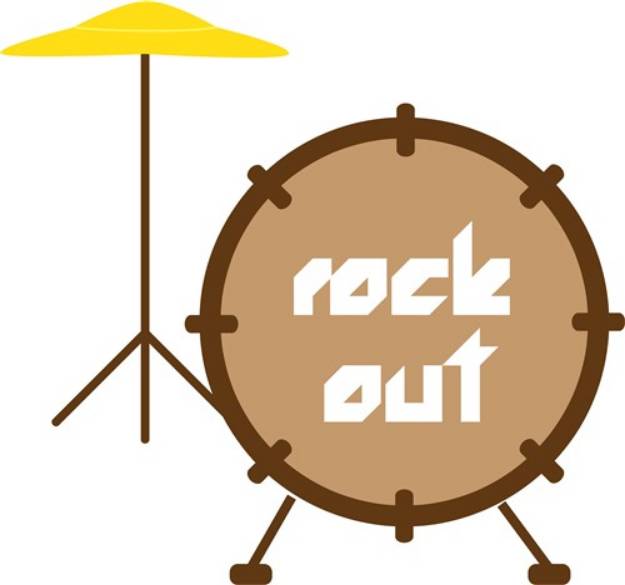 Picture of Rock Out SVG File