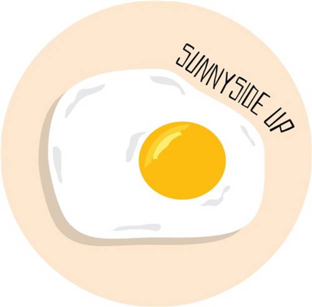 Fried Egg Logo PNG & SVG Design For T-Shirts