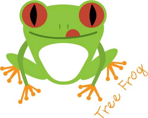 Picture of Tree Frog SVG File