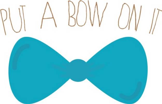 Picture of Bow On It SVG File