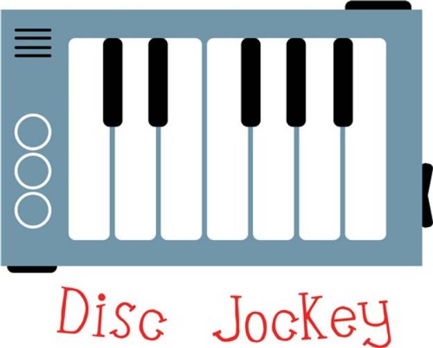 Picture of Disc Jockey SVG File